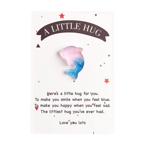dajkiuy Pocket Hug Token Bulk, Animal Pocket Hug Cards, Animal Hug Token with Card, for Friends Family Party Favors
