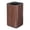 Brown red, variant on 3.1 Gallon Square Trash Can, Open Top Metal Garbage Can with Removable Liner Bucket, for Living Room, Office, Hotel Commercial Use