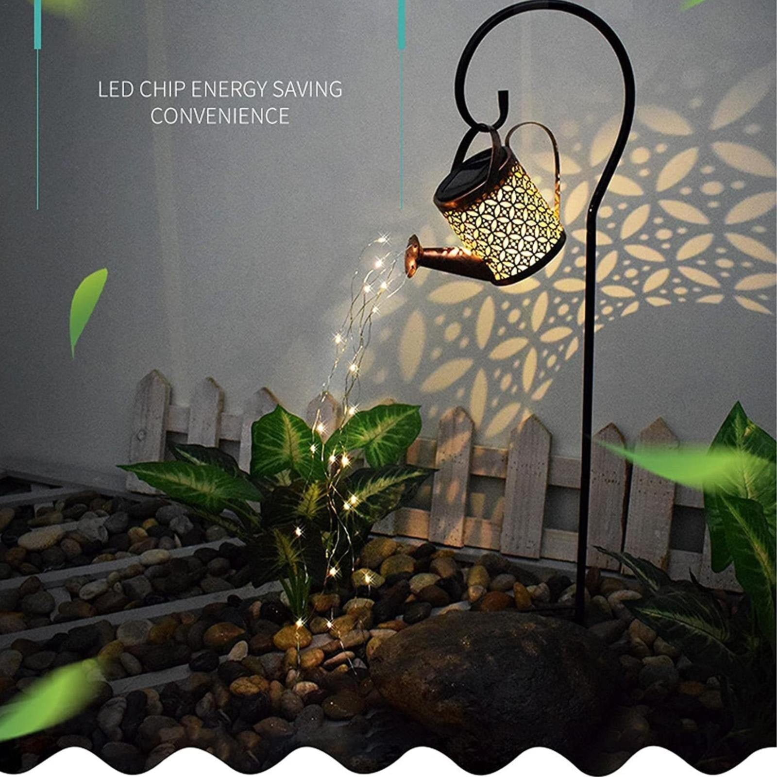 Mfigree Solar Hollow Shower Art Lamp Controlled Modern Dimmable Standing Lamp LED Floor Lamp Suitable for Bedroom Bedside Living Room Desk Decorations