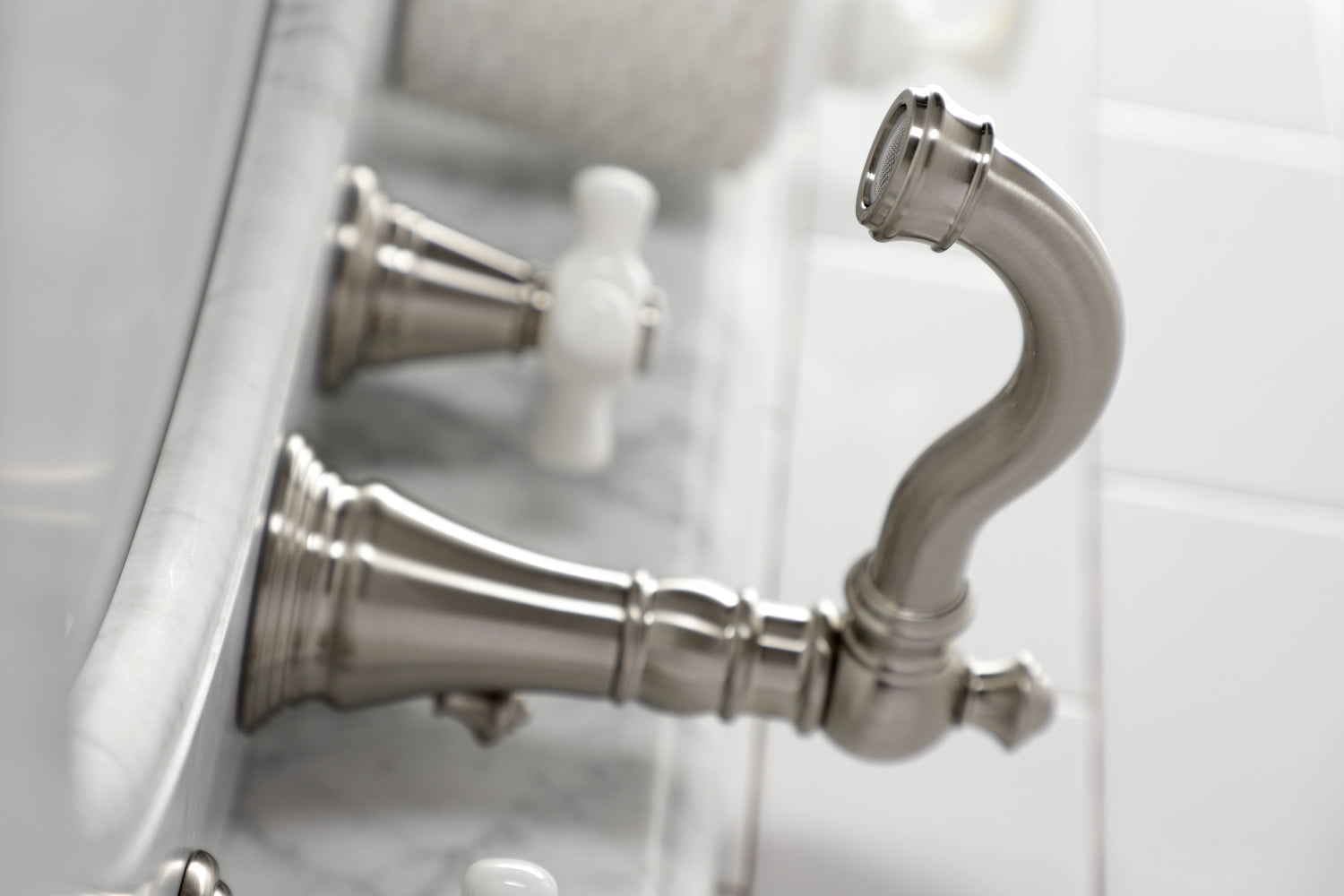 Fauceture FSC1978APX American Classic Widespread Bathroom Faucet with Pop-Up Drain, Brushed Nickel