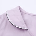 thumbnail image 5 of Purple Party Dresses Women's Cotton And Linen Solid Color Retro Button V Neck Casual Dress Wedding Guest Dresses for Women, 5 of 5