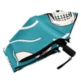 thumbnail image 6 of ALAZA Skull in Wave UPF 50+ Compact Folding Umbrella for Rain Travel Umbrella Packable, 6 of 8