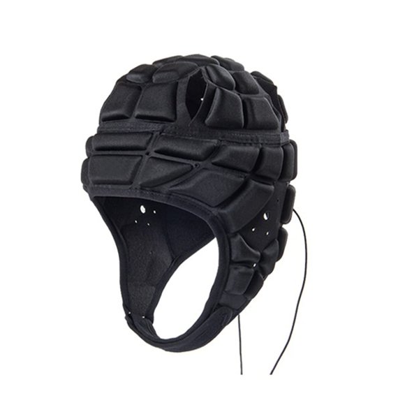 Casco de rugby RONGXINUS para niños con correa de barbilla ajustable y acolchada