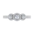 thumbnail image 3 of 1/2 Carat Diamond Engagement Ring in 14k White Gold (Ring Size 5.25) (I1-I2 Clarity), 3 of 4