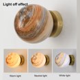 thumbnail image 3 of Tignapoo Unique Orange Planet Wall Light Iron Glass E26 Base 110-240V, 3 of 6