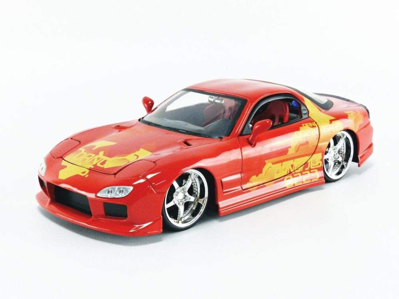 Jada Toys Fast Furious 1 24 Orange Jls Mazda Rx 7 Die Cast Car Toys For Kids And Adults Authentically Licensed Product From The Fast Furious Saga By Visit The Jada Toys