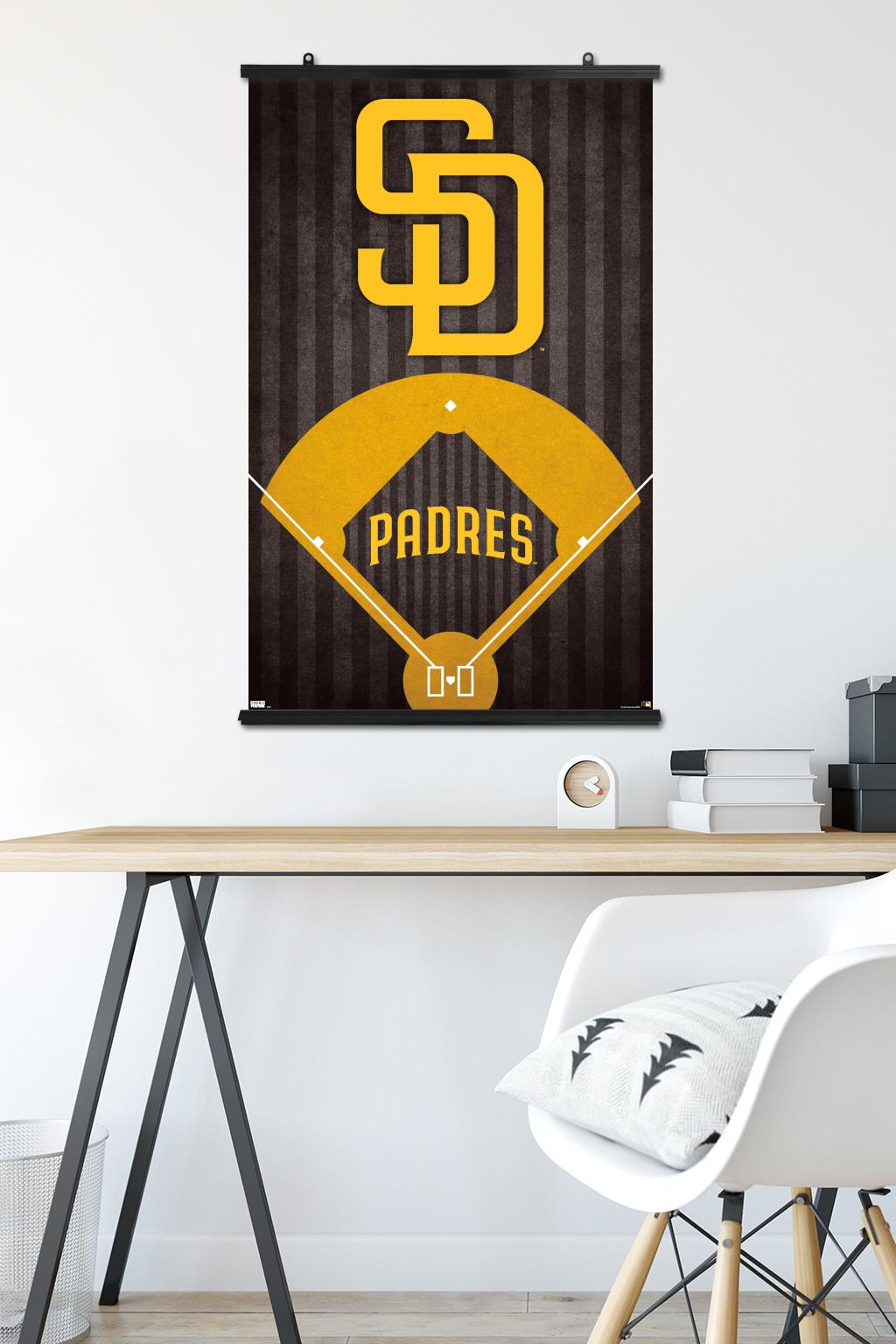 MLB San Diego Padres - Logo Wall Poster, 22.375" x 34"