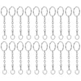 thumbnail image 3 of Anneau de Clé Séparé, 20 Pcs Anneau de Clé Fendu Pendentif Porte-Clés Fendu Clarté Remarquable, 3 of 5