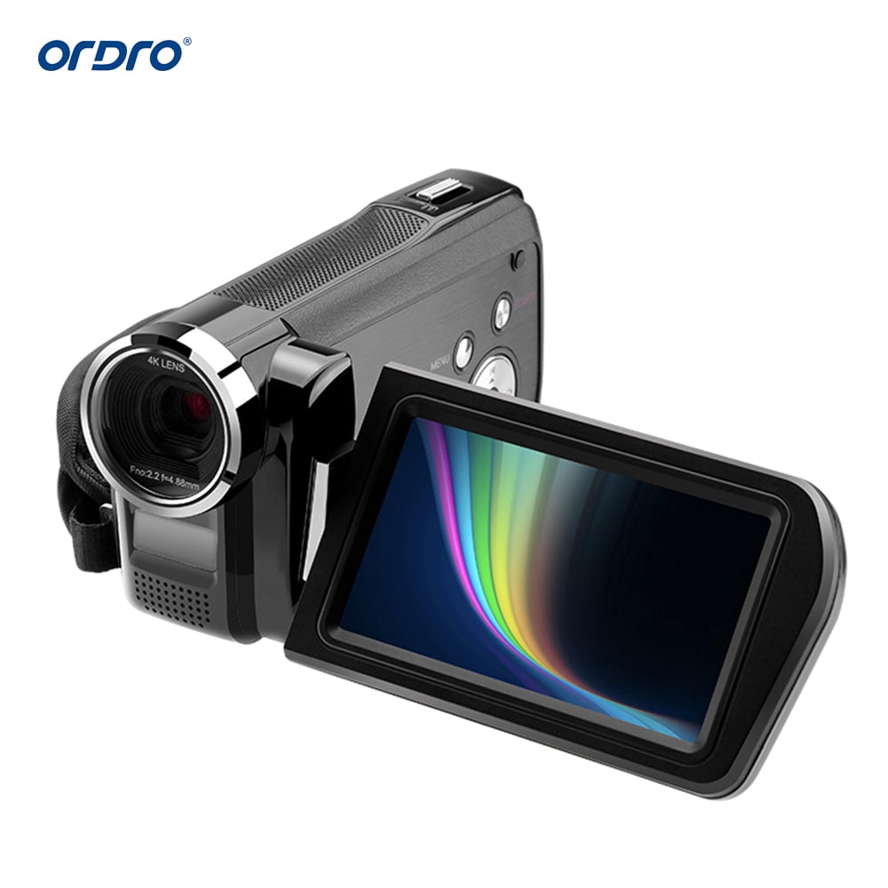 Digital 4K 24FPS DV Camcorder 3.0 Inch  Screen 13MP CMOS Sensor Digital Video Camera IR Night  With Remote Control USB Cable