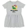 thumbnail image 3 of Inktastic Myrtle Beach South Carolina Girls Toddler Dress, 3 of 5