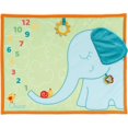 thumbnail image 1 of YUAOD lfombra Fotográfica Mensual, Alfombra de Juegos en Tejido Reciclado, con Números y Juguetes, Fotos Bebés por Meses, Idea Recién Nacido, Juguetes de Bebés 0 Meses, Elefante Multicolor, 1 of 5