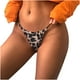 thumbnail image 2 of ICHUANYI Clearance Women's Sexy Lingerie Thin Strap Thong Low-waist Bikini T-shaped Underwear(Coffee, M) Ichuanyi Ichuanyi, 2 of 9