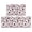 Cow and Bow White Pattern, variant on Cow and Flower Beige Pattern Anti Fatigue Kitchen Rugs Set Of 2, Non Slip Washable Decorative Floor Mats for Kitchen Sink Laundry, 17"x30" and 17"x47"