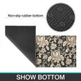 thumbnail image 6 of Pioneer Flower Floral Print Pattern Kitchen Rugs Sets Of 2,Anti Fatigue Kitchen Mat Rugs Non Slip Washable,Decorative Kitchen Floor Mats for Kitchen,Sink,Laundry,17"x30"+17"x47", 6 of 7