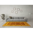 thumbnail image 3 of Ahgly Company Indoor Rectangle Oriental Yellow Industrial Area Rugs, 6' x 9', 3 of 4