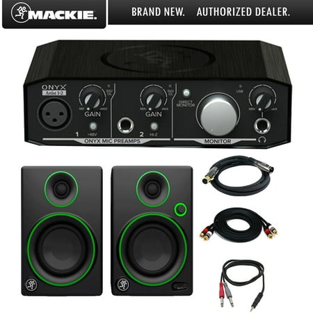Mackie Onyx Artist 1-2 2x2 USB Audio Interface w/ 3