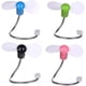 thumbnail image 1 of Mini ventilador USB Fan 4 Pack Portable Flexible Cooling Fan Cooler para computadora Computadora de escritorio PC Vhermosa YQ-2992, 1 of 8