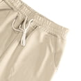 thumbnail image 7 of Ahabrexf Sweatpants with Pockets Man Solid Color Drawstring Pockets Large Zize Straight Carrel Bra Extender Cell Fallow Sweatpants, 7 of 7