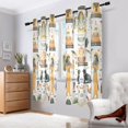 thumbnail image 6 of Ancient Egyptian Blackout Curtains 63 inch Length 2 Panels Window Decoration Curtains for Bedroom Living Room, 6 of 6