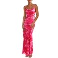 thumbnail image 1 of Vestido largo PRETTYGARDEN 2025 con estampado floral de verano para mujer, 1 of 9