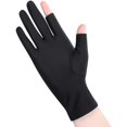 thumbnail image 2 of Femmes Hommes Gants Sans Doigts Gants d'Été Antidérapants UV Protection Solaire Gants Demi-Doigt Écran Tactile en Plein Air Conduite Gants de Pêche Gants de Randonnée Cyclisme Gants UPF 50+, 2 of 6