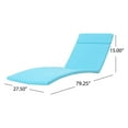 thumbnail image 3 of Salem Outdoor Water Resistant Chaise Lounge Cushion, 3 of 11