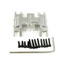 thumbnail image 2 of fastboy Aluminum Alloy Skid Plate Gear Box Mount For 1/24 Axial SCX24 Crawler RC Hop-ups Silver, 2 of 6