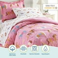 thumbnail image 4 of Wildkin Kids 7 Pc Full Cotton Bed in a Bag for Boys & Girls (Horses Pink), 4 of 9