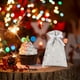 thumbnail image 4 of Bolsas de regalo navideñas con cierre con cordón - Decoraciones para fiestas navideñas de papel de aluminio 16x24cm - Patrones festivos para envoltorios y decoración del árbol, 4 of 7