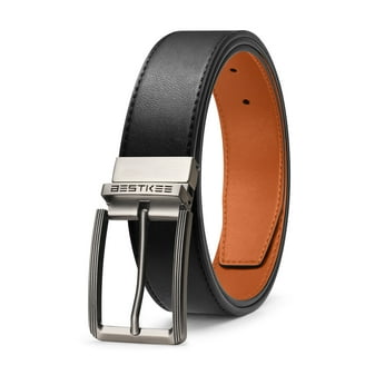 MCM Claus Reversible Belt - Cognac, Gold Buckle, Adjustable