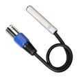 thumbnail image 1 of Adaptador de Micrófono Sunnimix Balanceado XLR a Conector de 6.35 Mm, 1 of 8