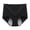 Black, variant on Product Category Women's Panties | Product Title Four-Layer Leakage-Guard Menstrual Panties for Teens and Women | Soft Comfortable Reusable Underwear for Menstrual Management