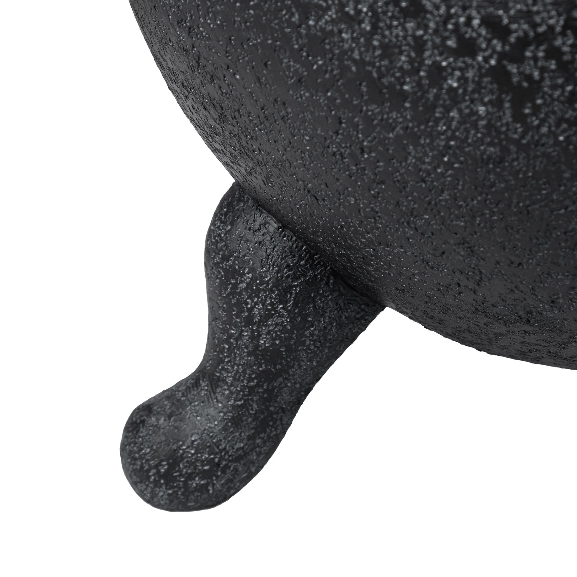 My Texas House Halloween Cauldron Decorative Planter, Black, 14" x 12"