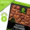 thumbnail image 5 of Pecans Halves, Roasted & Unsalted, Shelled (32oz - 2 lbs) by Nut Cravings, 5 of 10