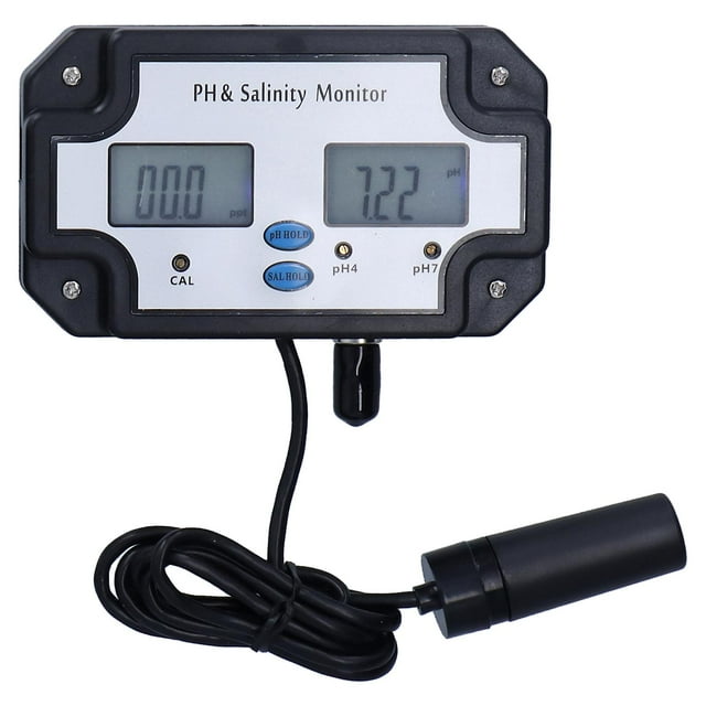 PH‑2685 DC 6V Mini Water Quality Tester Professional High Accuracy ATC Salinity PH Hydroponic MonitorEU Plug 230V