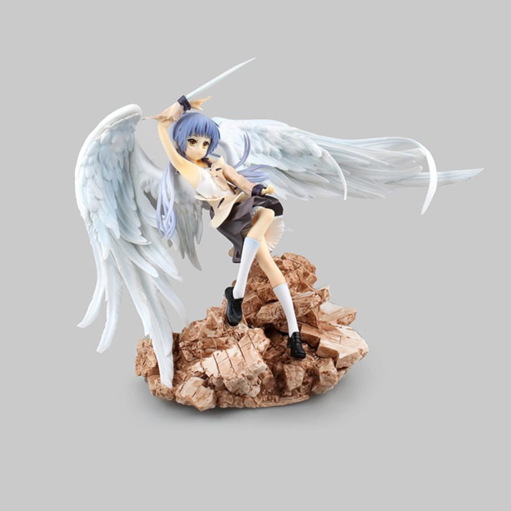 New Angel Beats! Tachibana Kanade (combat Ver) Character Anime Model Statue Action Figures Desktop Ornament Popular Decorations Fan Souvenirs Creative Gift Collectable