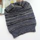 thumbnail image 4 of Gorros unisex de lana de invierno holgados de gran tamaño, 4 of 5