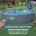 thumbnail image 6 of Bestway Hydrium 18' x 52" Steel Side Wall Above Ground Pool w/ Sand Pump & Accessories, 6 of 9