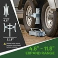 thumbnail image 4 of Stabilisateur de Cale de Roue RV avec Côtés Rotatifs pour Pneus de Remorque de Voyage RV, pour Verrouiller des Roues Tandem Lorsqu'elles Sont Stationnées sur des Surfaces Inégales, Argent (2 Pack), 4 of 5