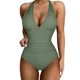 thumbnail image 2 of Trajes de Baño Mujer Traje de Baño de Mujer 2023 Con Cuello En V y Estampado de Leopardo, Sexy, Para Playa y Piscina, 2 of 7