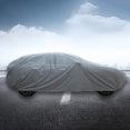 thumbnail image 3 of WFDC Housse de Véhicule Auto Imperméable Coupe-Vent Antipoussière Anti-Rayures UV Soleil Neige Poussière Résistante à la Pluie Protection de Rangement Extérieur, Imperméable, Respirante, Neige Antipoussière, m (L 170 Pouces x L 69 Pouces x H 59 Pouces), 3 of 4