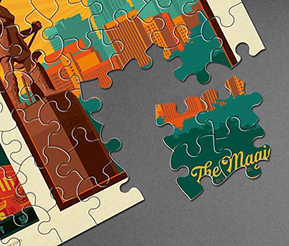 Americanflat 18x24 Jigsaw Puzzle, 500 Pcs High Quality Collection, intellectual game for all ages