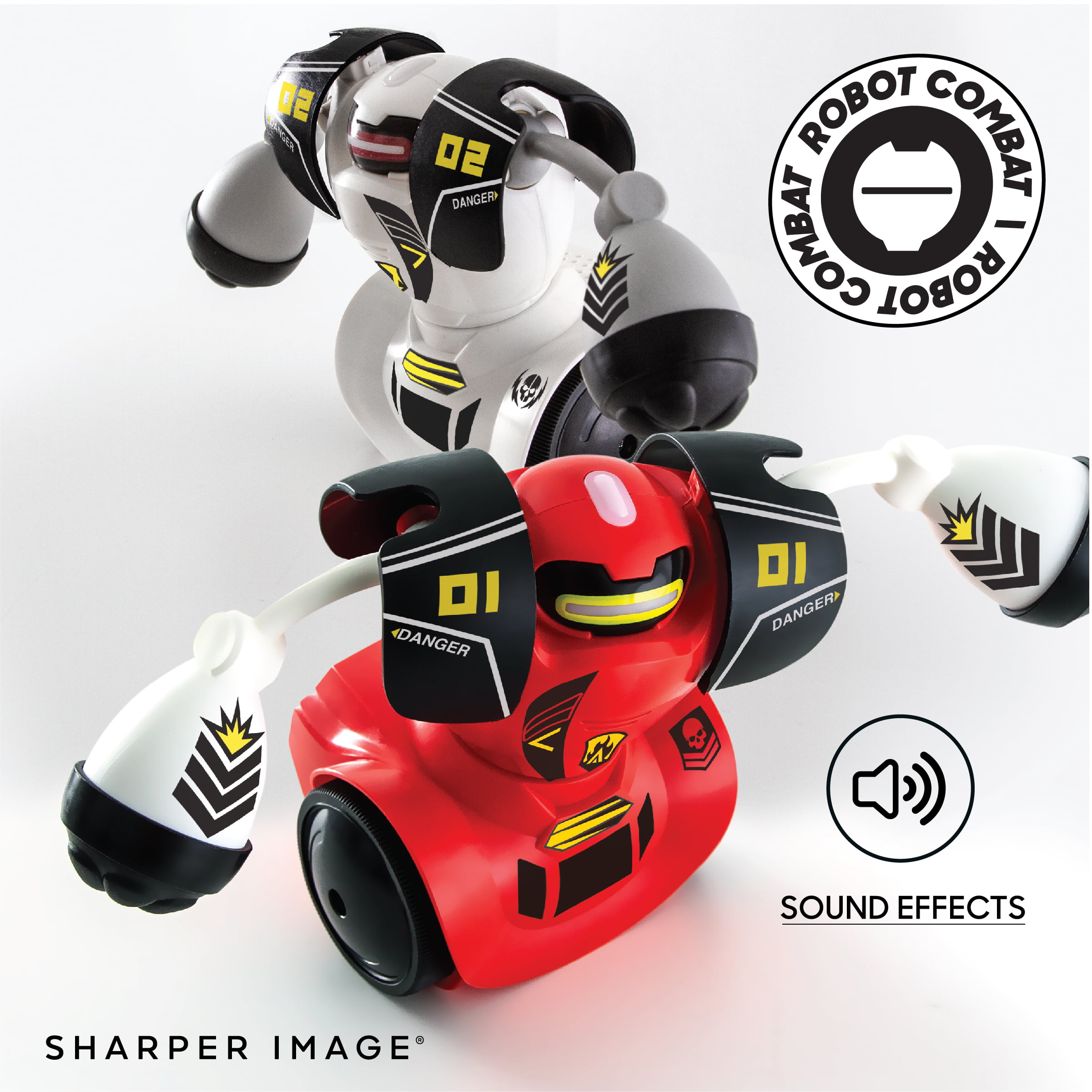 2 Battlebots Rc-remote Control Robot Sharper Image Multiplayer Combat Toy Works for sale online 