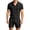 Black, variant on GJSYRH Mens 2 Piece Short Set Summer Outfits Polo Shirt and Shorts Set Tracksuits Set Short Sleeve and Shorts Set