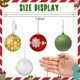 thumbnail image 2 of 600 ganchos para adornos navideños, colgadores de adornos con cordón a presión para decoraciones colgantes de árbol de Navidad, fiestas navideñas, cuerdas fáciles y fáciles de usar, 2 of 5