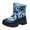 Sky Blue, variant on BOBOGOJP Kids Snow Boots for Boys Girls Winter Warm Waterproof Non Slip Outdoor Shoes Cold Weather (Toddler/Little Kid/Big Kid) Blue for Size 3.5