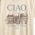 thumbnail image 3 of Instant Message - Ciao Bella Women's Short Sleeve Graphic T-Shirt, 3 of 6