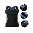 thumbnail image 6 of SAYFUT Sauna Vest for Men Waist Trainer Sweat Vest with Zipper Heat Vest for Weight Loss Sauna Suit Sweat Tank Top, 6 of 7