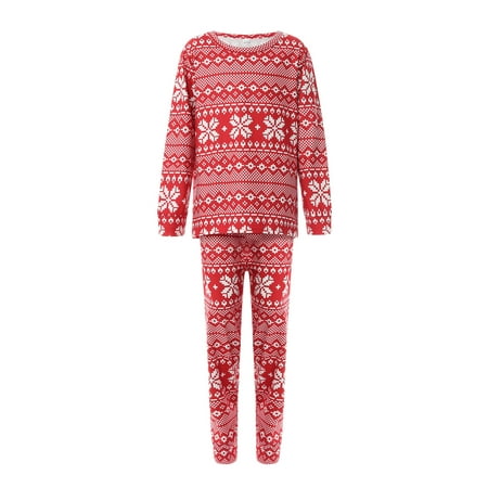 

Amuver Christmas Family Matching Pajamas Long-Sleeve Tops with Pants Suit