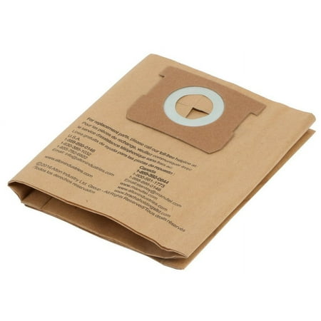 STANLEY Canister Vacuum Cleaner Bags for 4 Gallon Stainless Steel Vacuum (3 Pack)